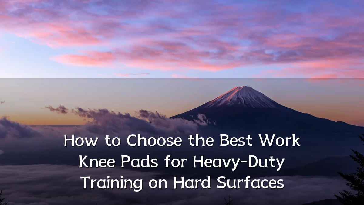 How to Choose the Best Work Knee Pads for Heavy-Duty Training on Hard Surfaces