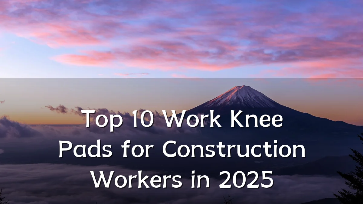 Top 10 Work Knee Pads for Construction Workers in 2025