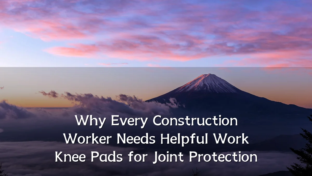 Why Every Construction Worker Needs Helpful Work Knee Pads for Joint Protection