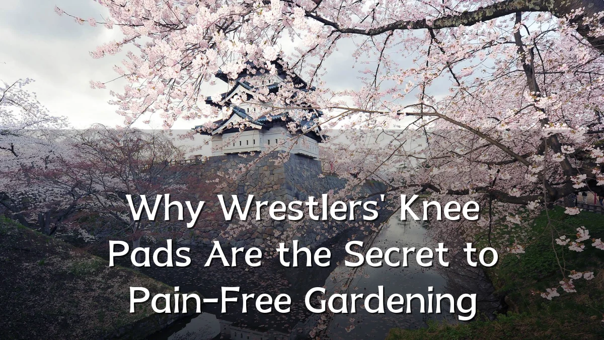 Why Wrestlers' Knee Pads Are the Secret to Pain-Free Gardening